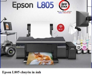 Máy in Epson L805 in phun 6 màu - khổ giấy A4