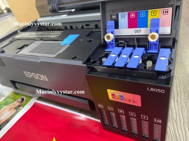 Máy in phun màu Epson L8050-L15150 báo lỗi mực phải làm sao? Chip mực thải Epson L8050-L15150