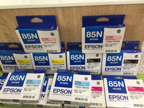 Mực zin Epson 85/ 85N chính hãng cho máy in Epson T60, Epson 1390 giá rẻ tại An Phước, Phước Thái, Long Thành, Đồng Nai